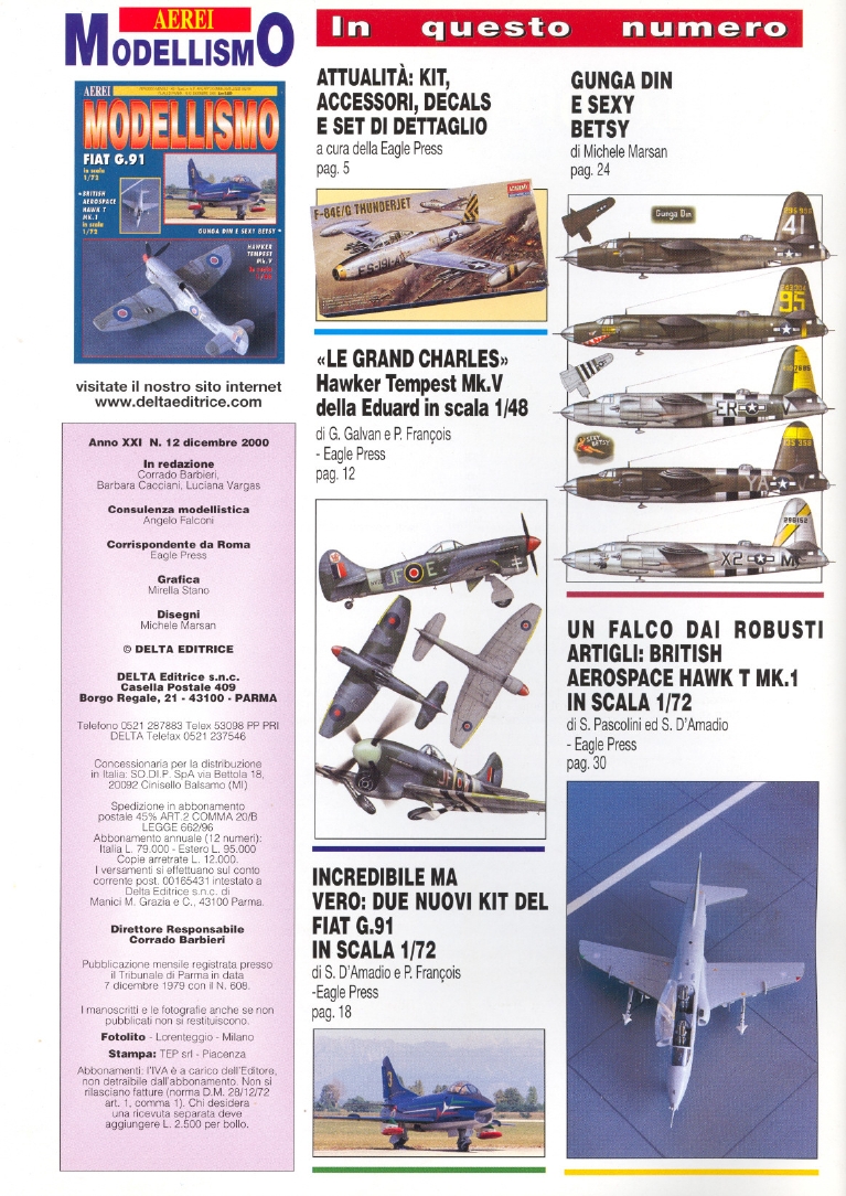 Aerei Modellismo 2000-12